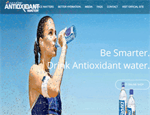 Tablet Screenshot of antioxidantwater.com